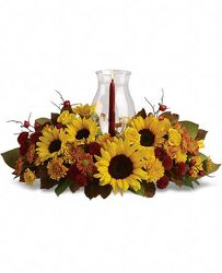 Sunflower Centerpiece from Martinsville Florist, flower shop in Martinsville, NJ