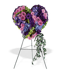 Graceful Tribute Heart from Martinsville Florist, flower shop in Martinsville, NJ