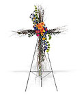 Birch Compassion Cross from Martinsville Florist, flower shop in Martinsville, NJ
