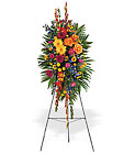 Lasting Remembrance Standing Spray from Martinsville Florist, flower shop in Martinsville, NJ