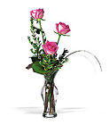 Three Pink Roses from Martinsville Florist, flower shop in Martinsville, NJ