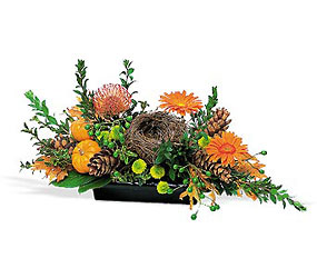 Visions of Autumn Centerpiece from Martinsville Florist, flower shop in Martinsville, NJ