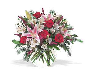 Holiday Happiness from Martinsville Florist, flower shop in Martinsville, NJ