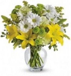 St Patrick's Day Vase from Martinsville Florist, flower shop in Martinsville, NJ