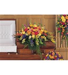 Celebration of Life Casket Spray  from Martinsville Florist, flower shop in Martinsville, NJ