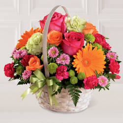 Radiant Basket from Martinsville Florist, flower shop in Martinsville, NJ