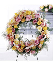 Soft & Lovely Wreath from Martinsville Florist, flower shop in Martinsville, NJ