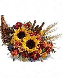 Classic Cornucopia from Martinsville Florist, flower shop in Martinsville, NJ